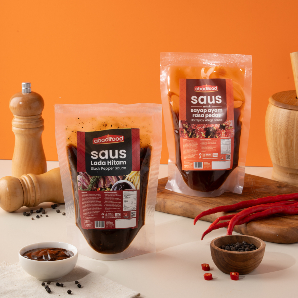 

[Paket Hemat] Bundle Saus Black Pepper + Hot Spicy Wings AbadiFood