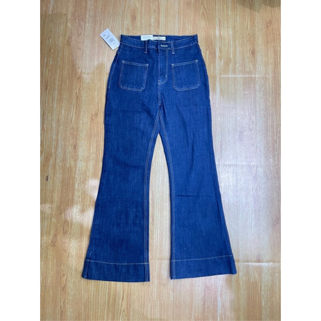 celana cutbray jeans kantong  M&B kode 9144 navy