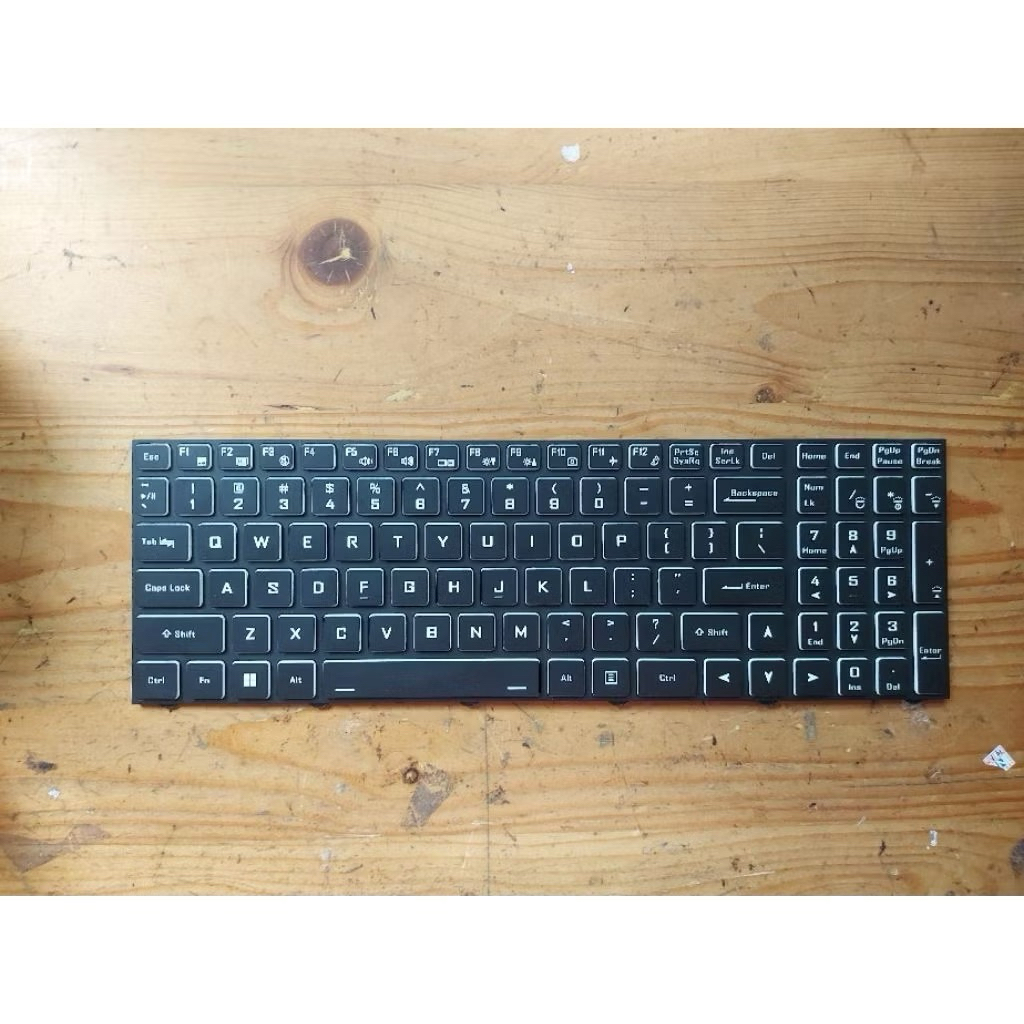 Keyboard Laptop Axioo Pongo 760V2 With Backlite Black second ori test normal