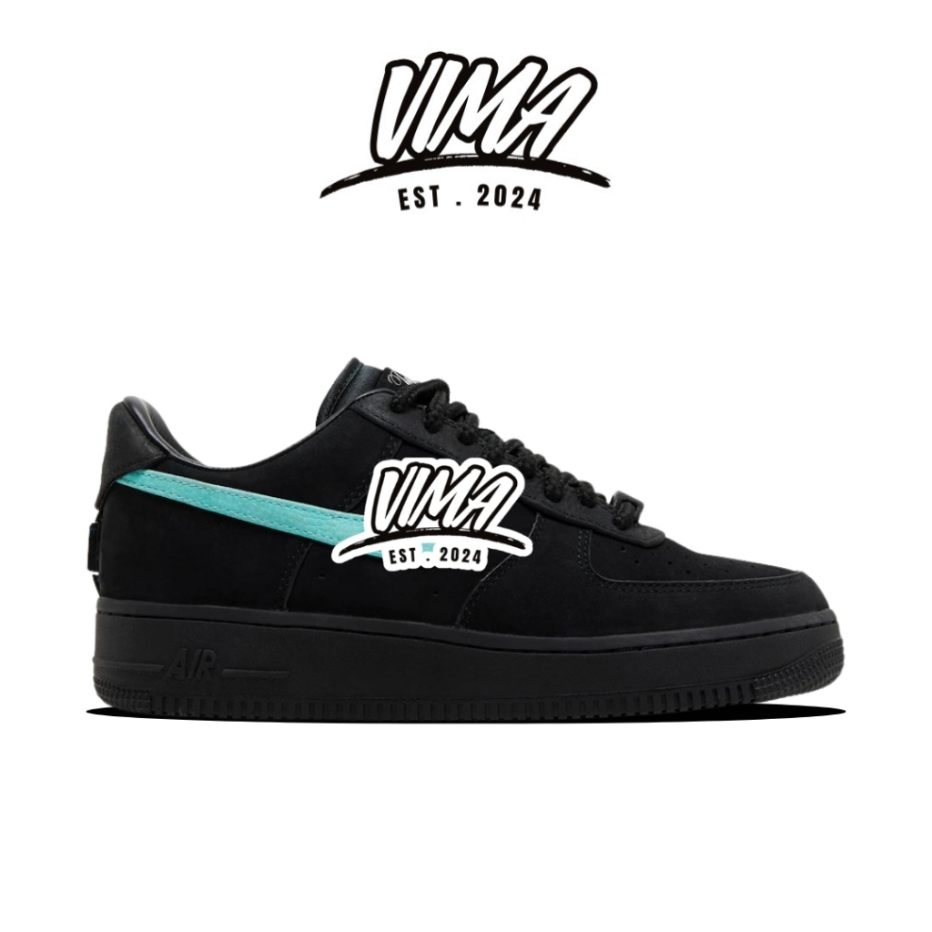 Sepatu AF 1 X Tiffany Black Blue