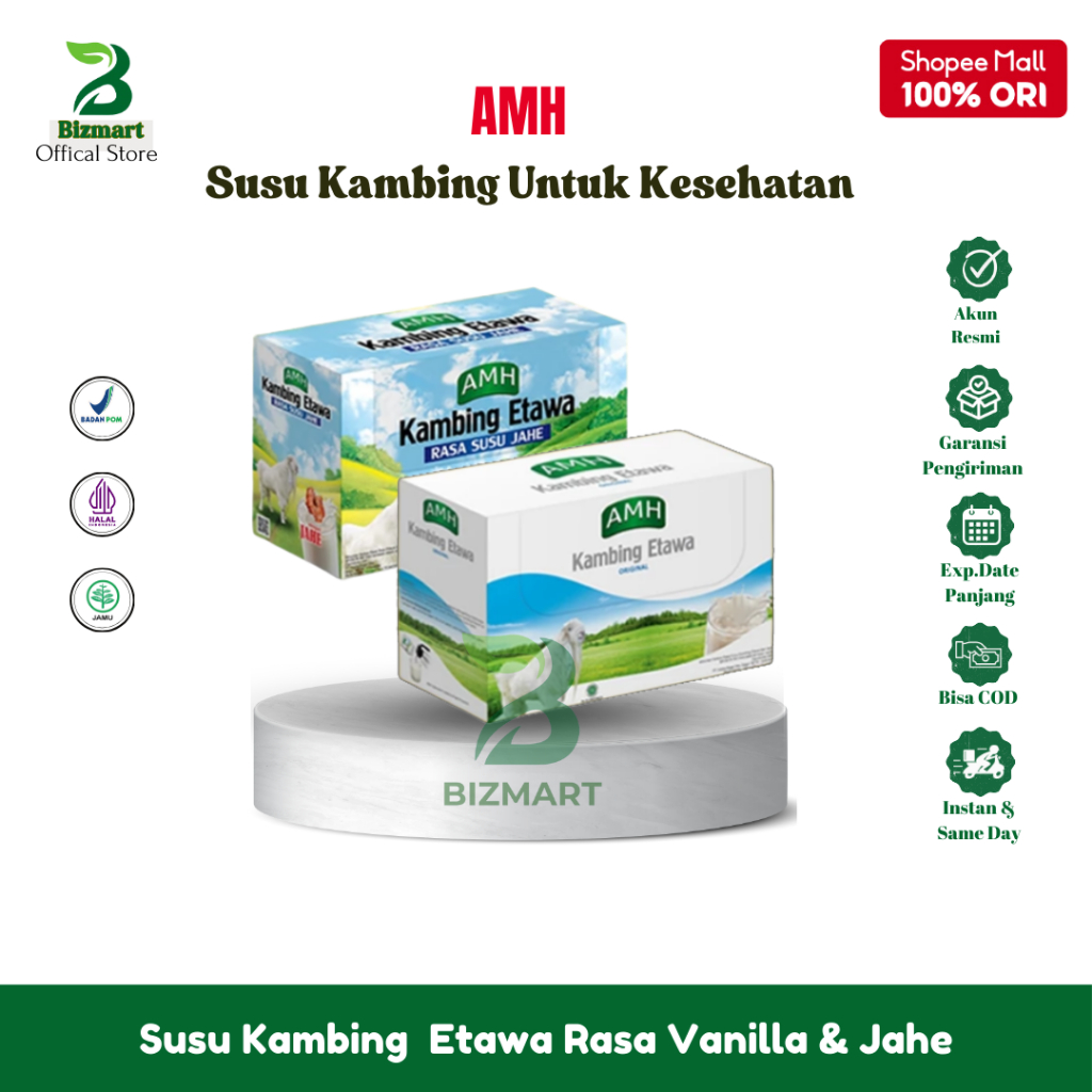 

Susu Kambing Etawa AMH Original | Susu Kambing Full Krim Sachet Untuk Kesehatan BPOM