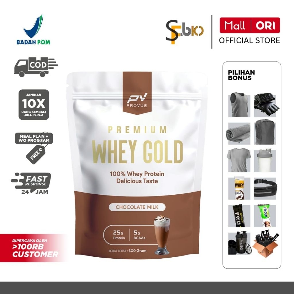 Provus Premium Whey Gold 300gr - Whey Protein Concentrate