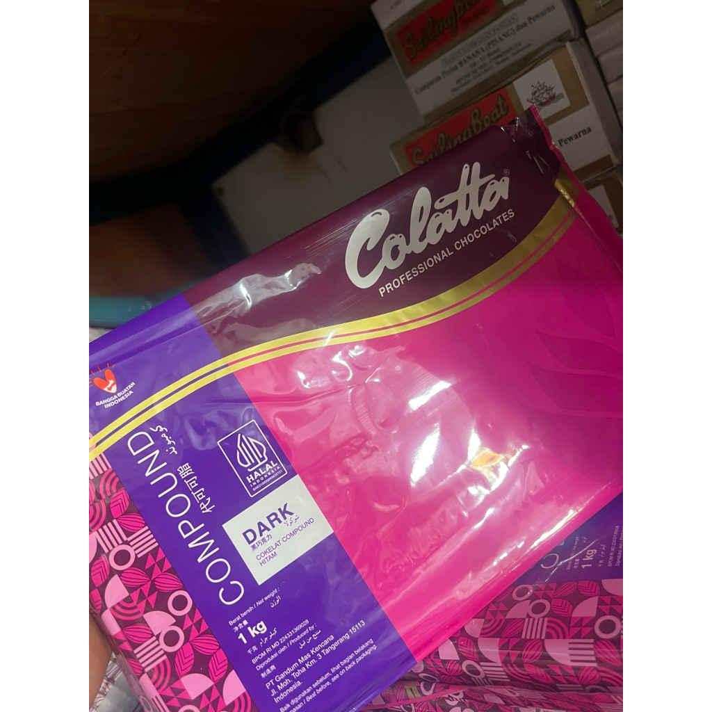 

Colatta Dark Batang 1 Kg DCC Compound Coklat Balok Colata