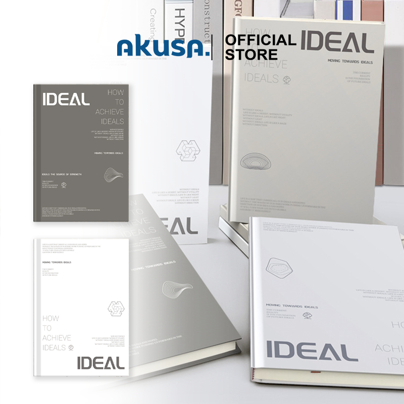 

AKUSA Hard Cover Book A5 100 Lembar Buku Catatan Jurnal Notebook Minimalis HCB007