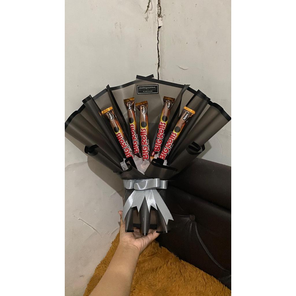 

Buket snack premium untuk hadiah