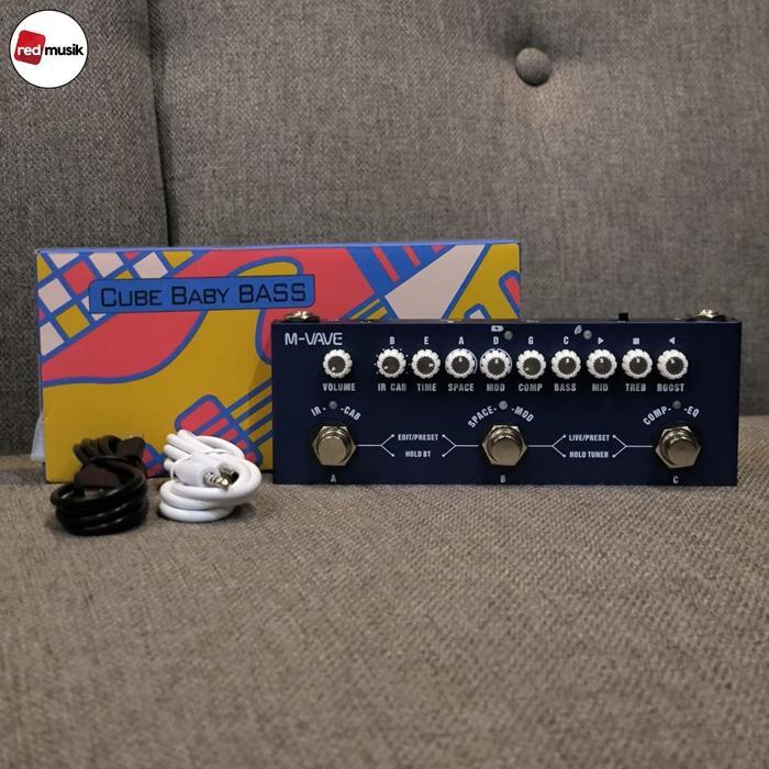 Efek Bass M Vave Cube Baby Bass Pedal Multi Efek Original