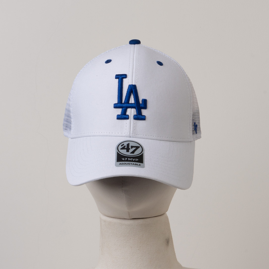 Topi Cap New Era Los Angeles Dodgers Trucker White Trucker