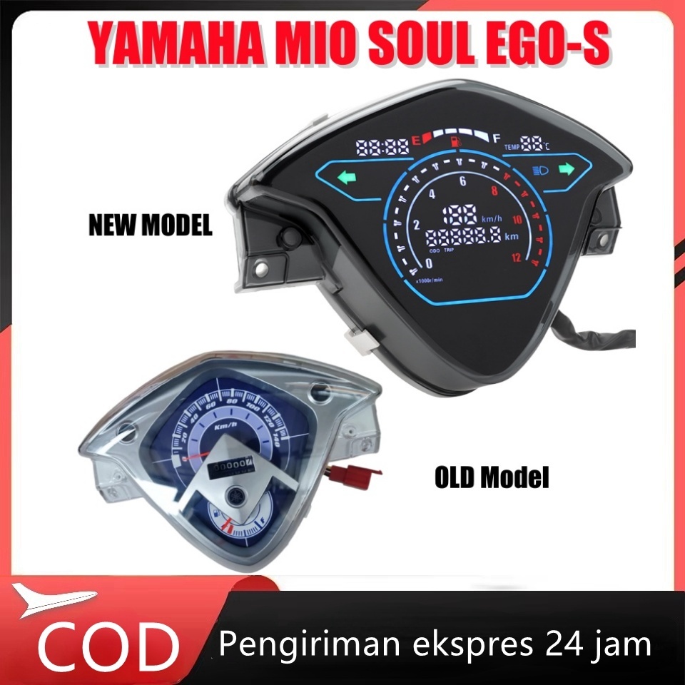 Speedometer digital untuk Yamaha Mio Soul Speedometer Gauge PNP