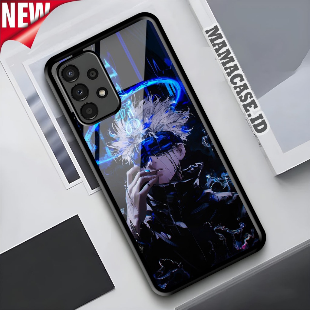 Casing Hp SAMSUNG A13 A23 A32 A33 A52 A52S A53 A72 A73 4G [ Gojo Satoru ] mamcase.id Softcase Glass 