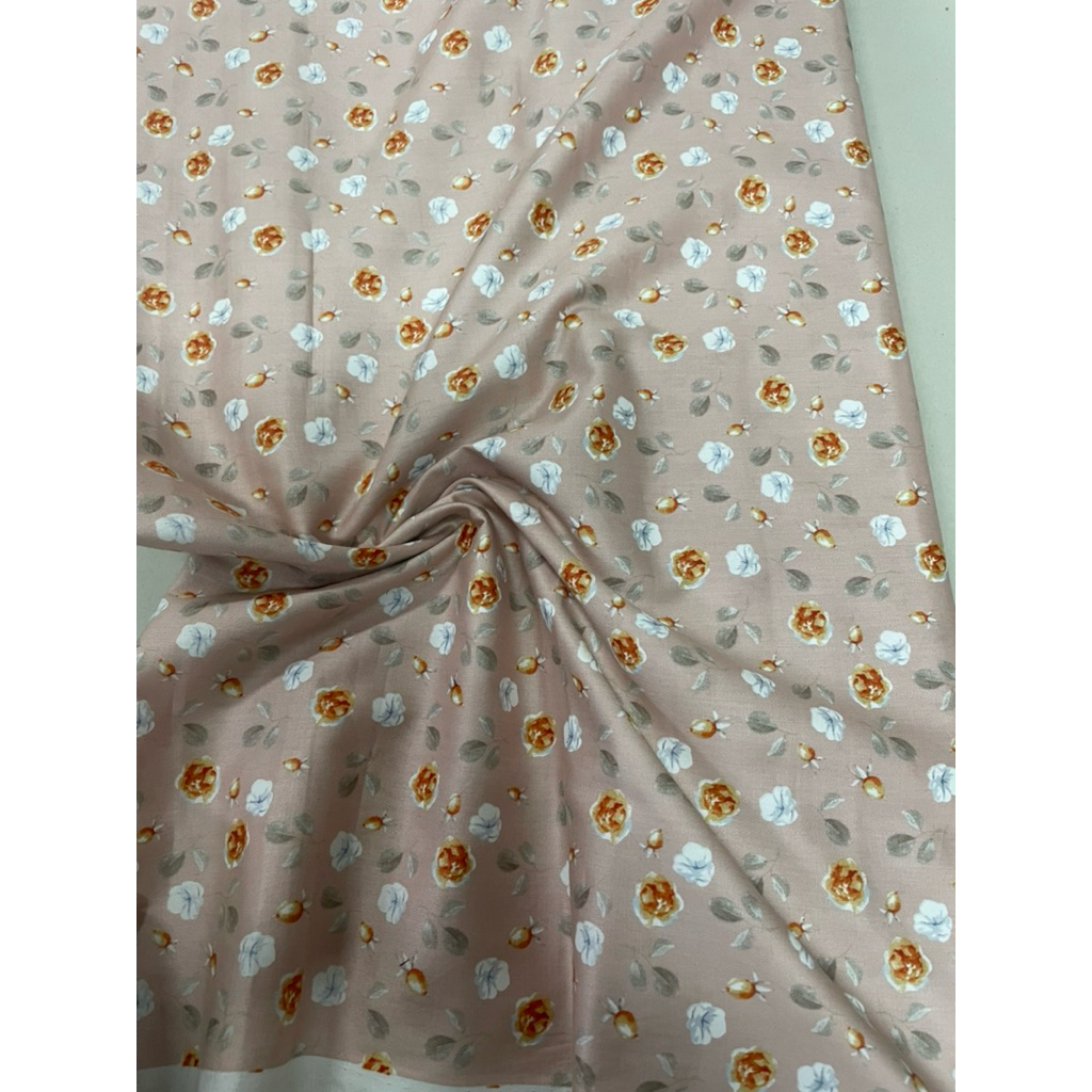 kain katun jepang motif bunga - kain katun jepang motif premium b