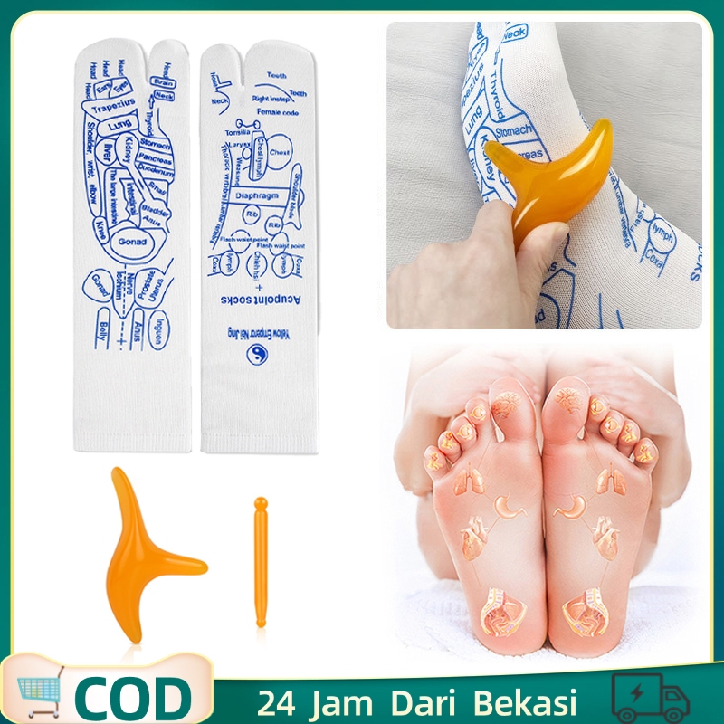 Terapi Kaki Stroke Kaos Kaki Massage Kaos Kaki Refleksi Kaos Kaki Akupuntur Terapi Kaki