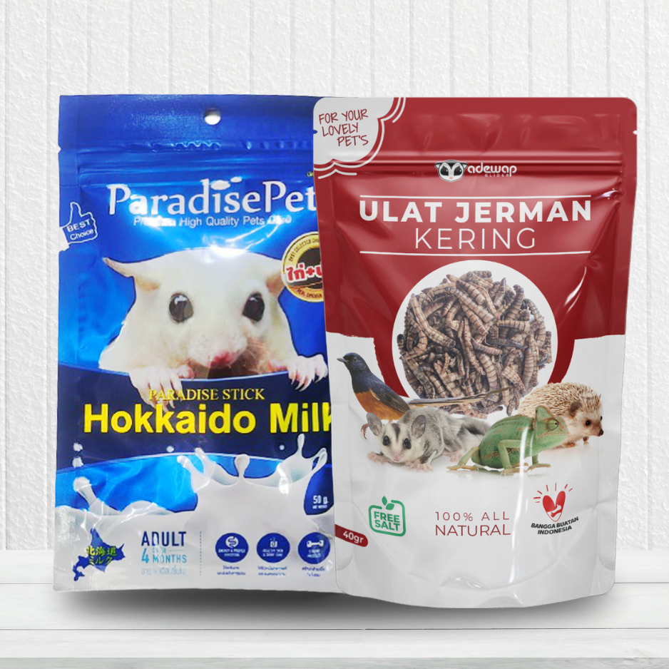 ADEWAP GLIDER Hokkaido Milk Snack Daging Susu Sugar Glider - 50gr