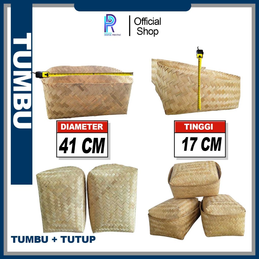 BESEK BAMBU JUMBO / BESEK BAKUL BAMBU / TUMBU / BESEK PSHT (SEPASANG )