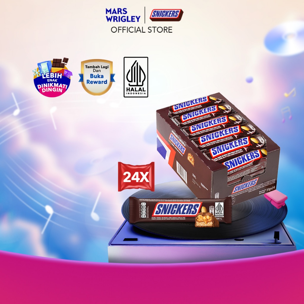 

SNICKERS Peanut Original 51gr X24