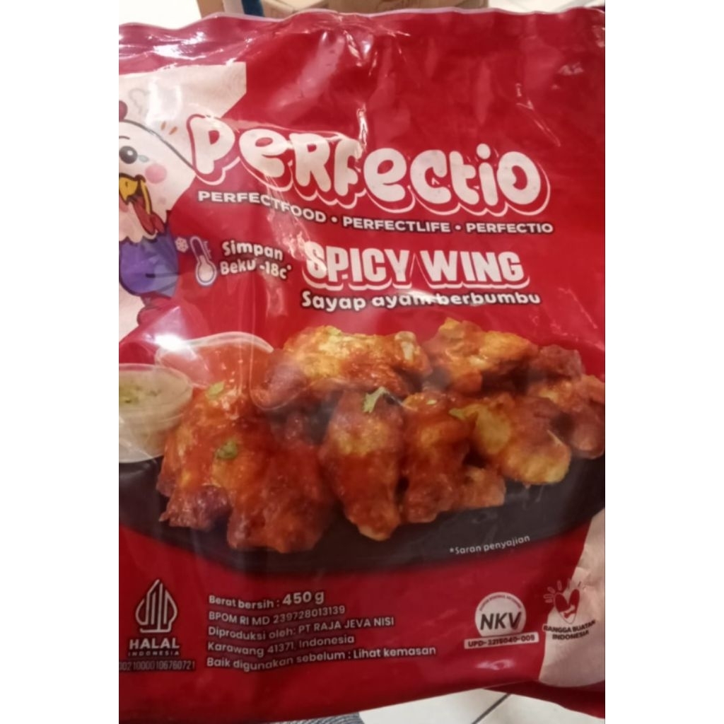 

Perfectio spicy wing 250gr