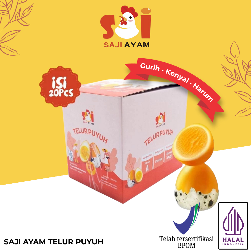 

SAJI AYAM telur puyuh panggang 20 BUNGKUS/ snack siap saji / EGG / Enak & Bergizi