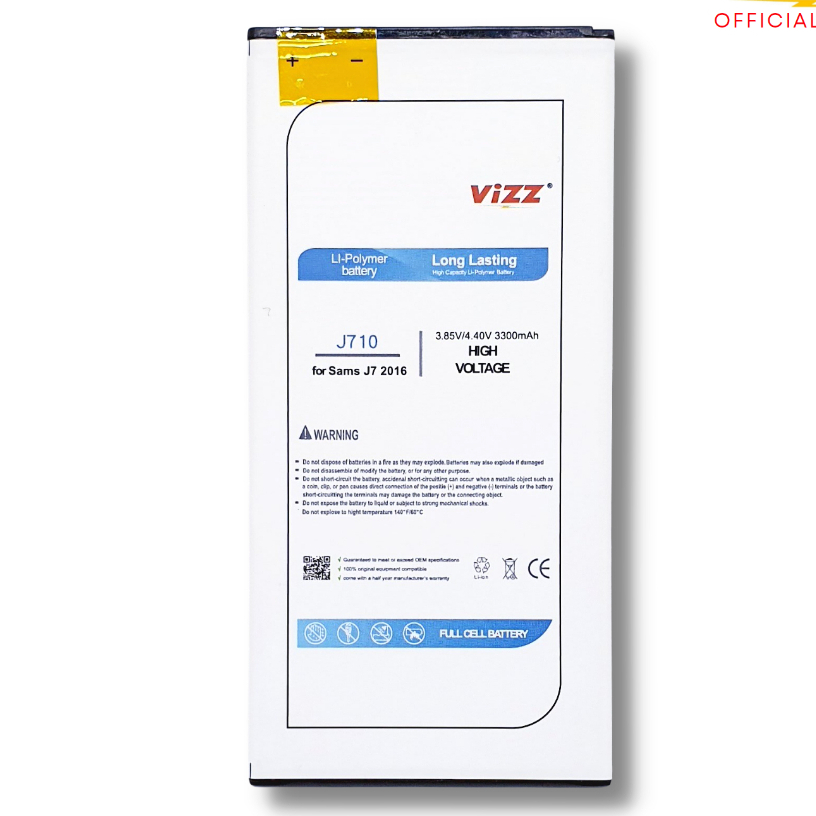 Vizz Baterai Samsung J710 / J7 2016 Original