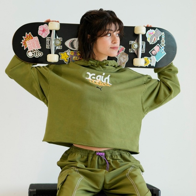 Puma Jaket Hoodie X X-Girl Graphic Hoodie Tr 624708 33