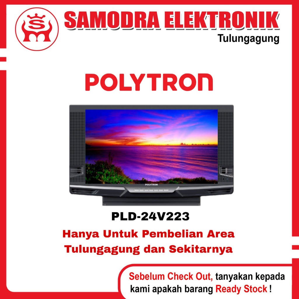 LED POLYTRON PLD-24V223 | TV Digital Tabung 24 Inch Polytron