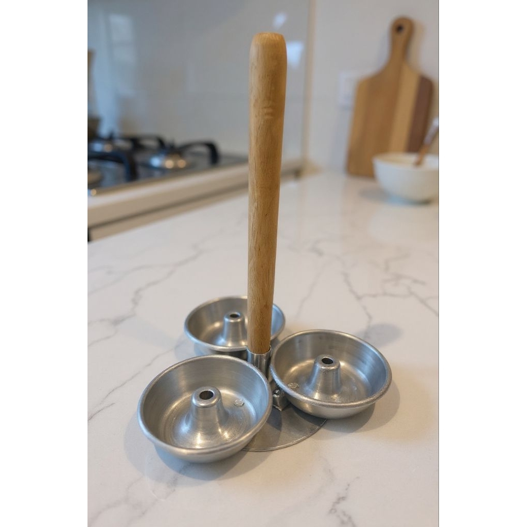 Cetakan Donat Aluminium Food Grade Isi 3 – Alat Cetak Donat Mini & Besar