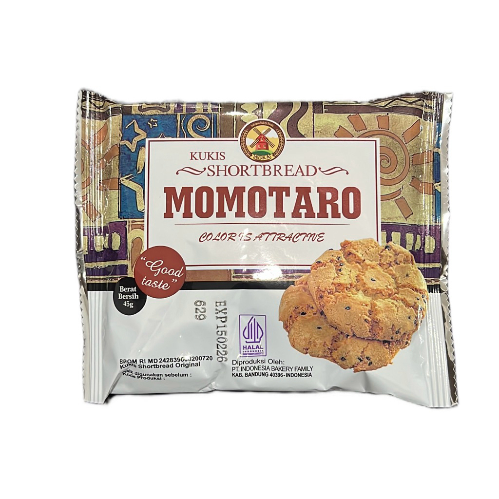 

KUKIS KERING MOMOTARO [1 BUNGKUS @45G] | MOMOTARO KUKIS SHORTBREAD ORIGINAL | AOKA MOMOTARO | KUKIS PANGGANG MOMOTARO