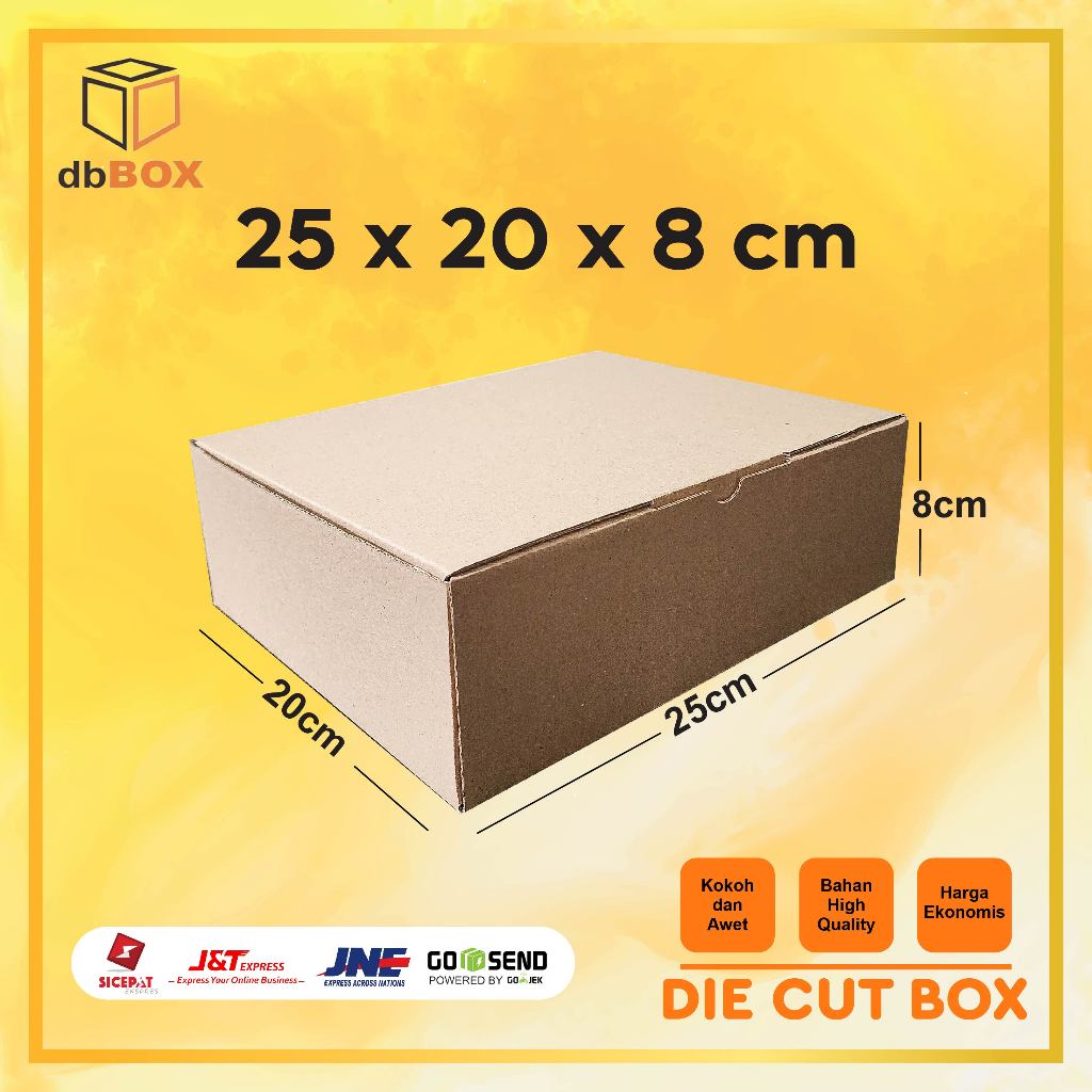 

Kardus 25x20x8cm....Die Cut kotak aksesoris-dll model box pizza kardus baru dan Polos