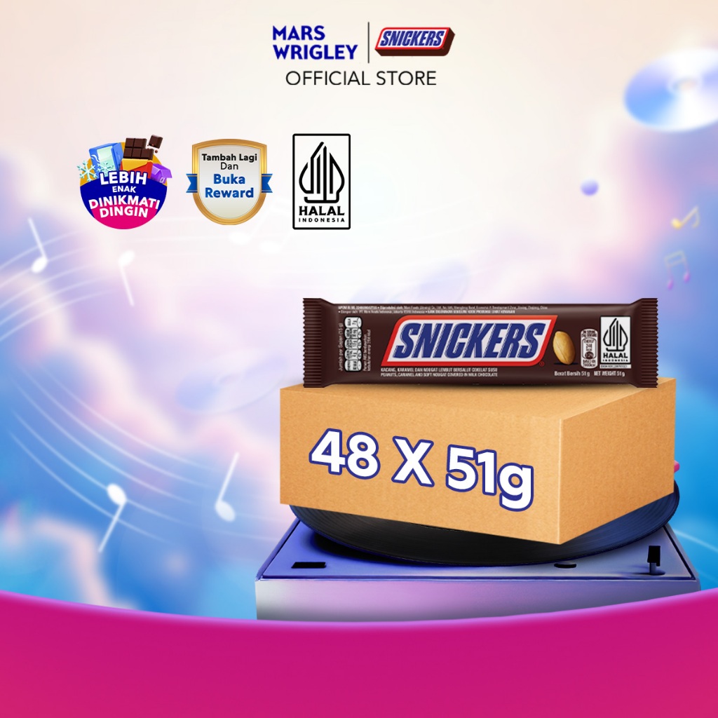 

SNICKERS Peanut Original 51gr X48