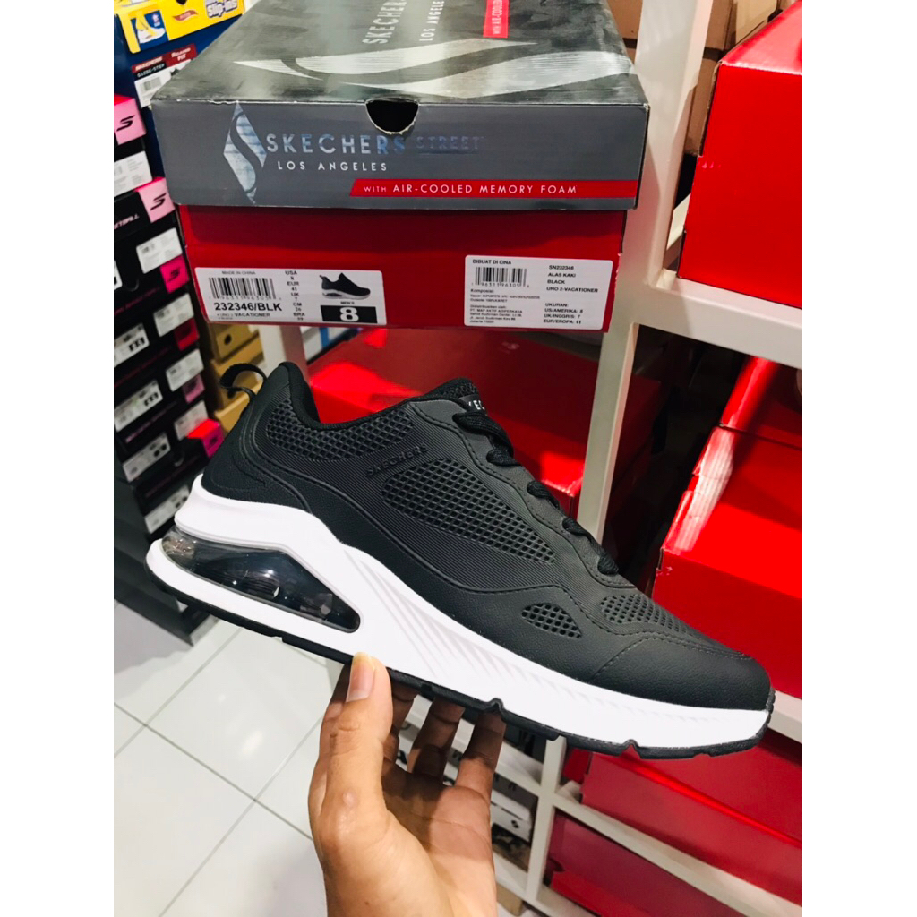 BIG SALE SKECHERS VOCATIONER [232346] ORIGINAL SEPATU PRIA/RUNNING/LARI/SNEAKERS