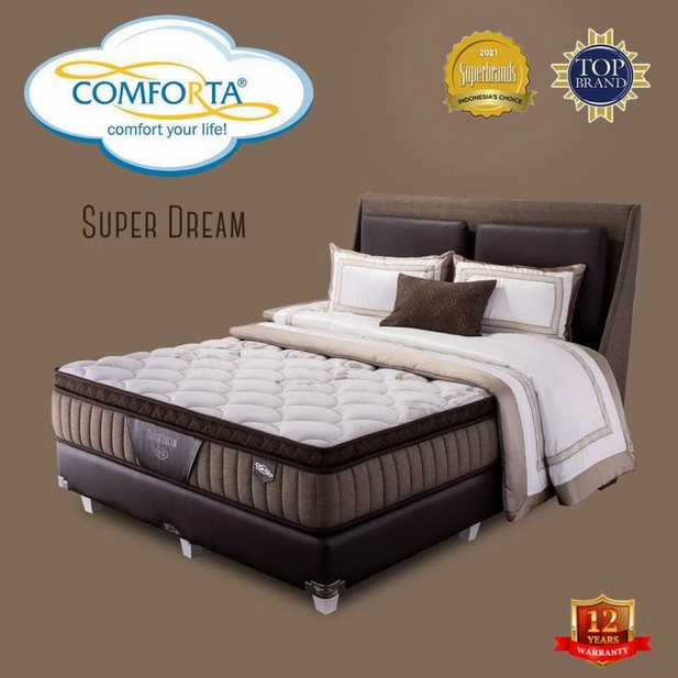 Spring Bed Comforta Super Dream Full set 180/160/200/100/90/120x200