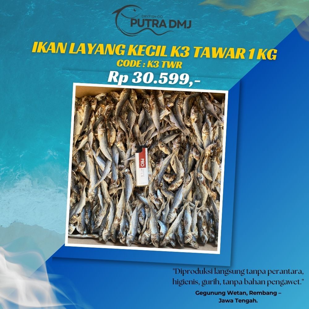 

Ikan Peda Klotok Layang Kecil K3 Tawar – 250gr / 500gr / 1Kg – Gurih, Higienis, Termurah