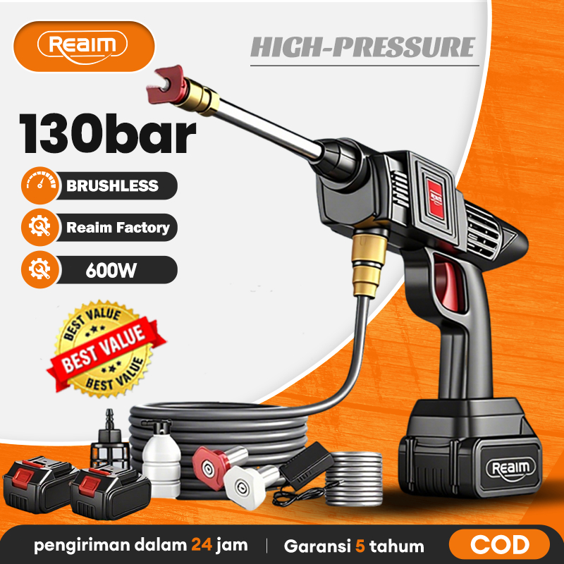 Reaim 600W Alat Cuci Motor Mobil Mlesin/Mesin Cuci Steam Mobil dan Motor/Alat steam cuci motor 8 mob