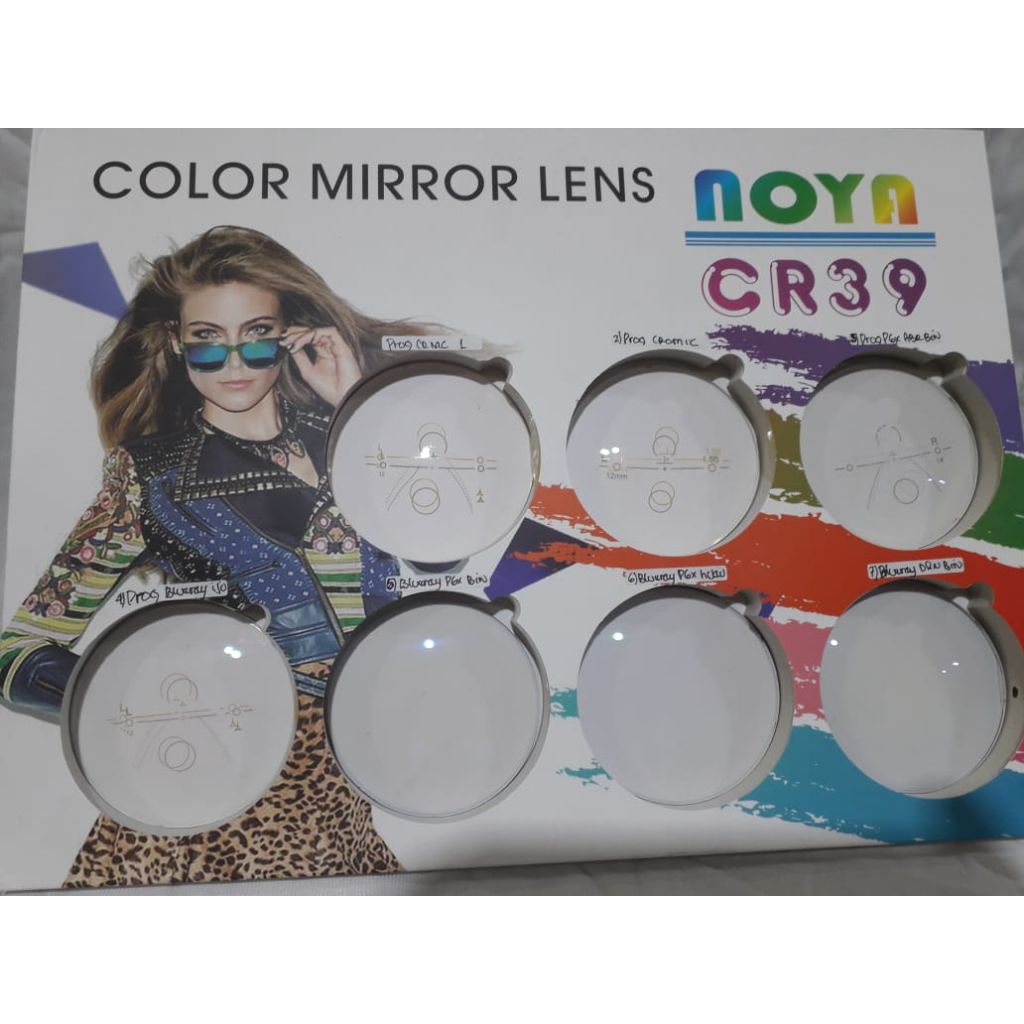 Album lensa + lensa progesif(4) + lensa blueray(3)pcs