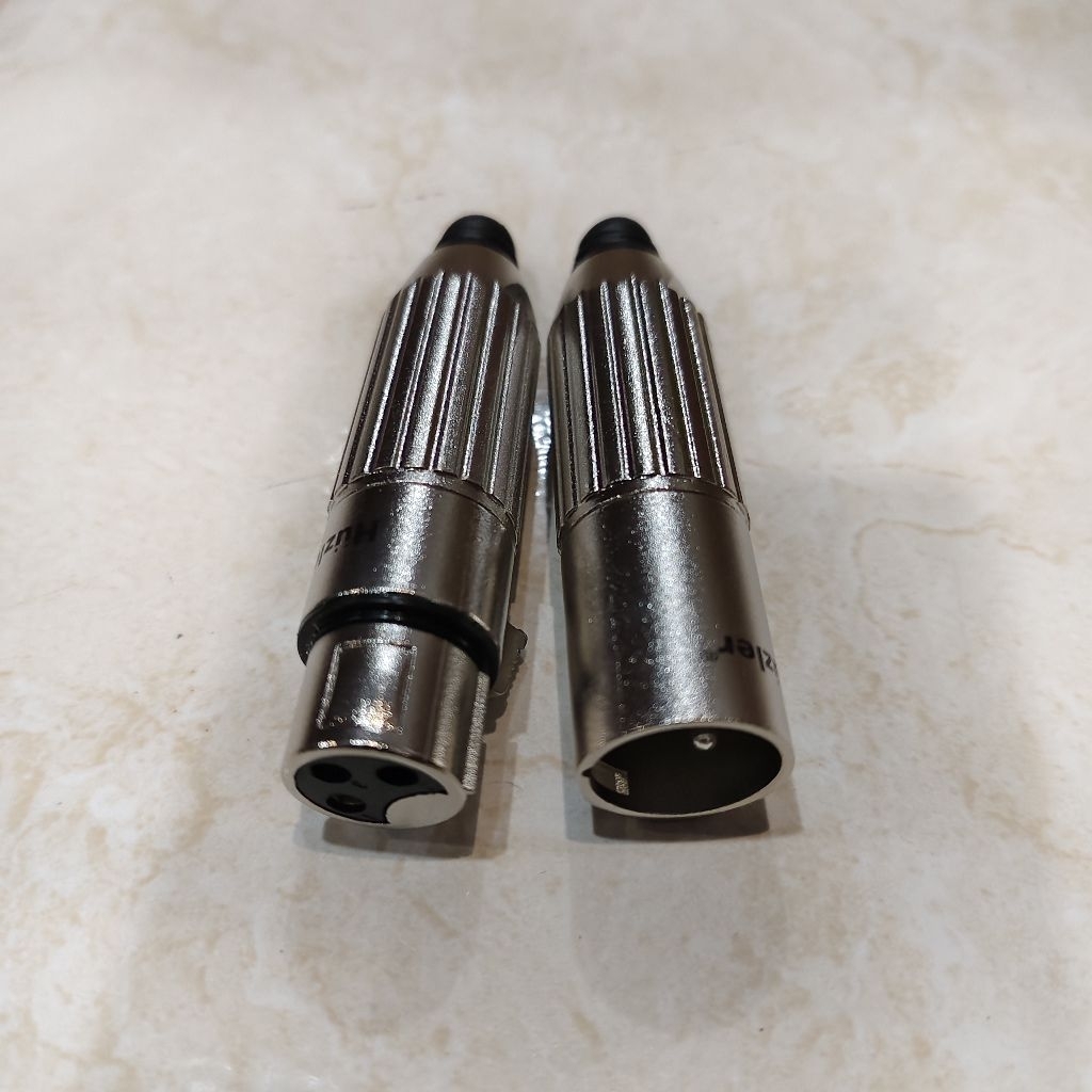 sepasang jack canon dan socket canon huzler besi