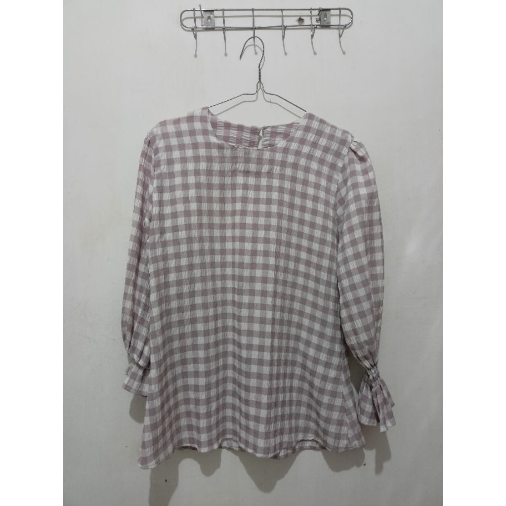 CRINKLE BLOUSE PRELOVED ENBE STORE