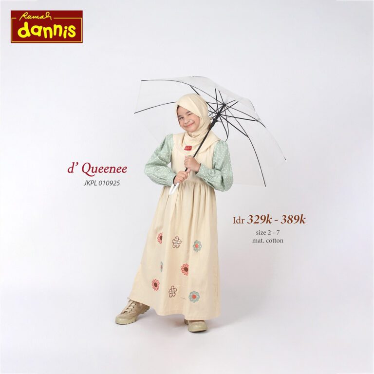 [Jubah d queenee/ JKPL 010925] [RUMAH DANNIS] Couple Sarimbit Busana Pakaian Jubah Gamis Setelan Rok