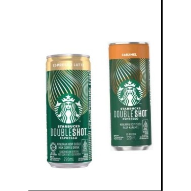 

(The Peaks) Starbucks Doubleshot Espresso Latte 220ml / Doubleshot Espresso Caramel 220ml / Coffe Drink / Doubleshot Espresso / Kopi Espresso