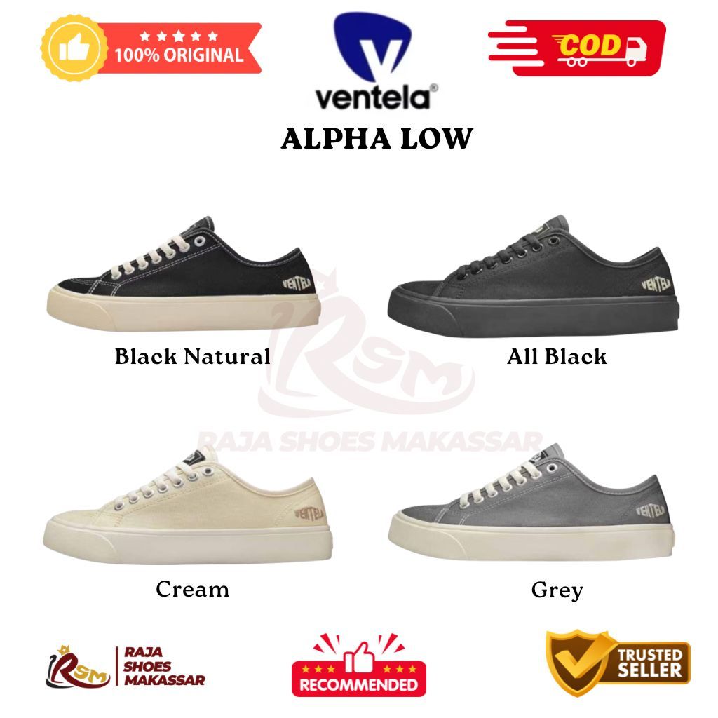 (ASLI-COD) Sepatu Ventela Alpha  - Ventela Shoes - Ventela Makassar - Sepatu Ventela Shoes - Sepatu 