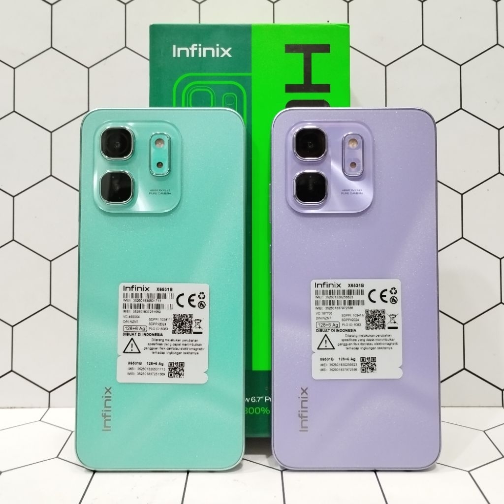 INFINIX HOT 50I 6/128GB HP SECOND BEKAS FULLSET FULLSET