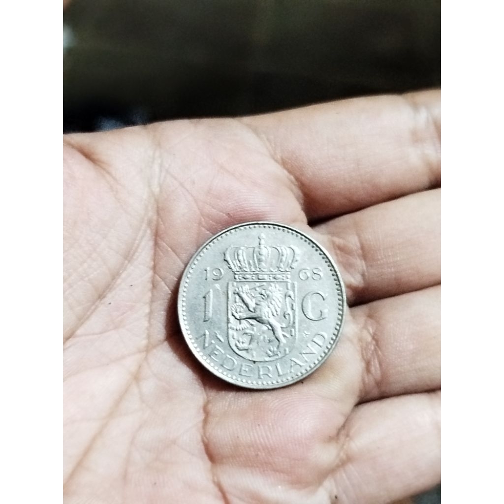 koin koleksi koin belanda 1gulden