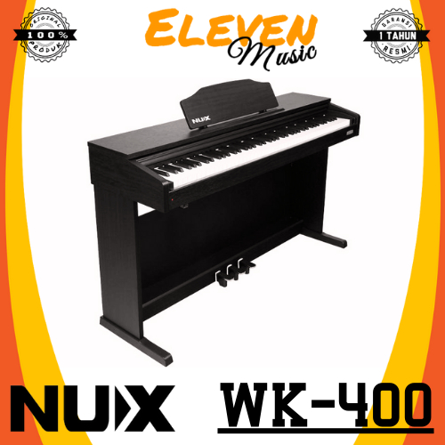 Nux WK-400 WK400 Digital Piano with Full Hammer Action 88Keys