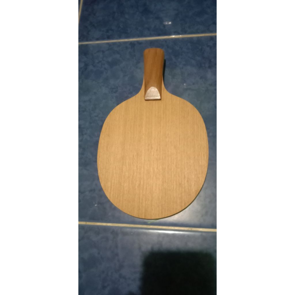 Bet pingpong kayu jati penholder carbon