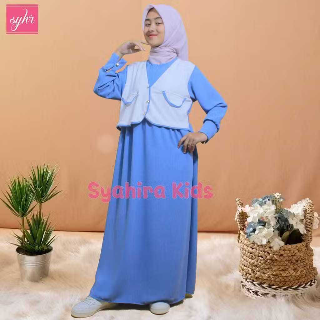 Gamis Anak Perempuan Modern 2025 Baju Gamis Remaja Gamis Tanggung