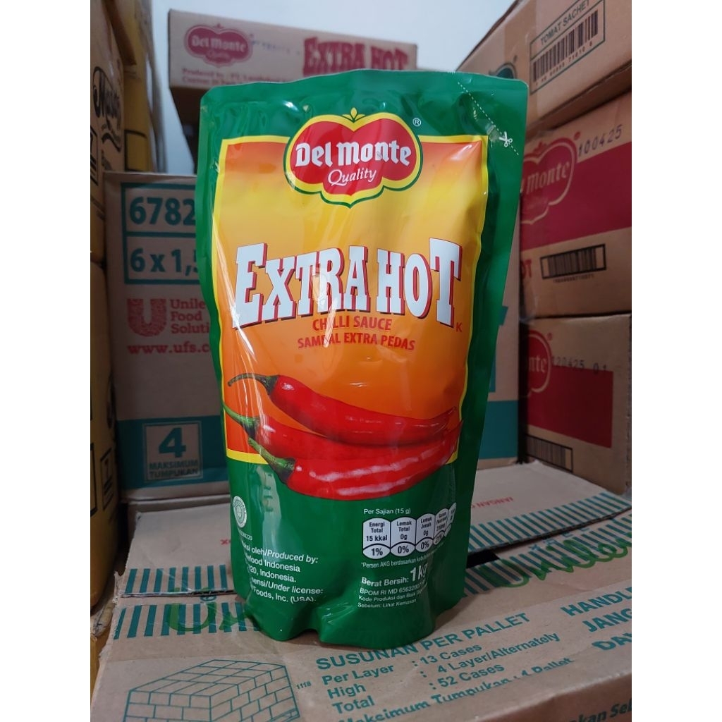 

Delmonte Extra Hot 1kg ( 1 dus isi 10 )