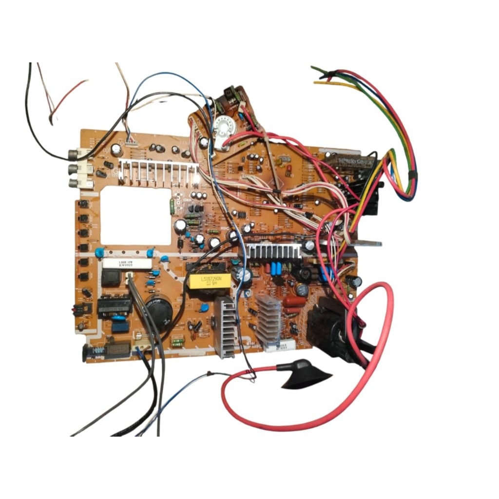 mesin tv Sanyo 29in slim ORI cabutan dari tv blum uji tes/gembling