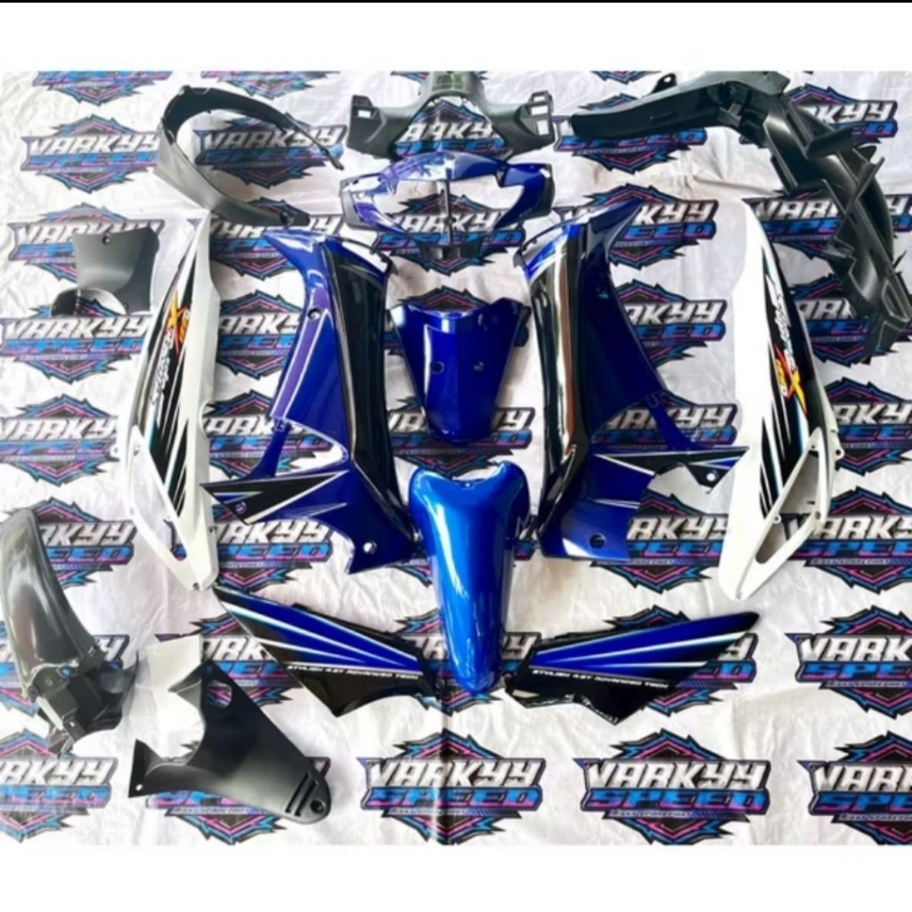 cover body full set supra x125 lama supra 125 old full set kasar halus