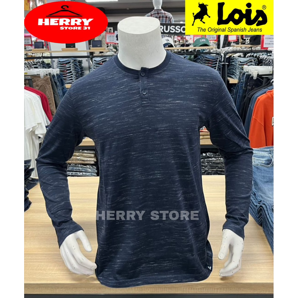 KAOS MERK LOIS ORIGINAL LENGAN PANJANG PREMIUM
