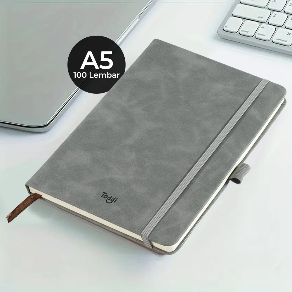 

Buku Notebook Note Book Catatan Agenda Diary Jurnal Hardcover 200 Halaman Grid A5 - LXY0133 - Gray Abu Abu