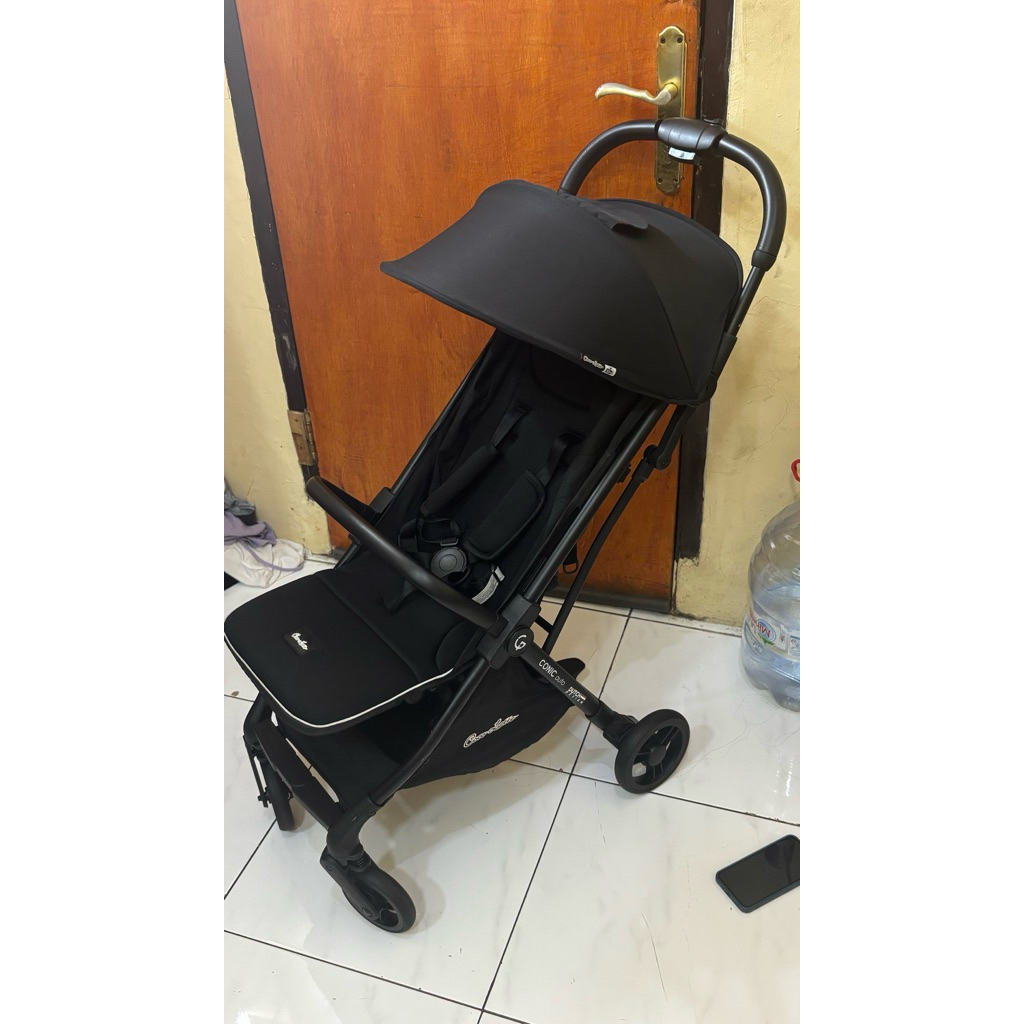 preloved stroller conic auto black