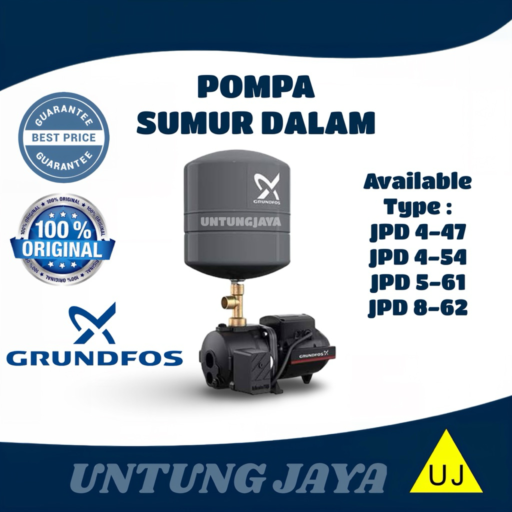 POMPA GRUNDFOS JPD 8-62 PT-V // POMPA AIR SUMUR DALAM GRUNDFOS JPD 8-62 PTV // GRUNDFOS SEMI JET PUM