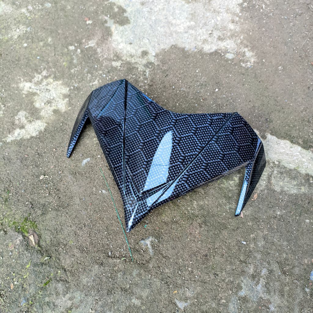 VISOR SUPRA X 125 BATMAN KPH KARBON WTP